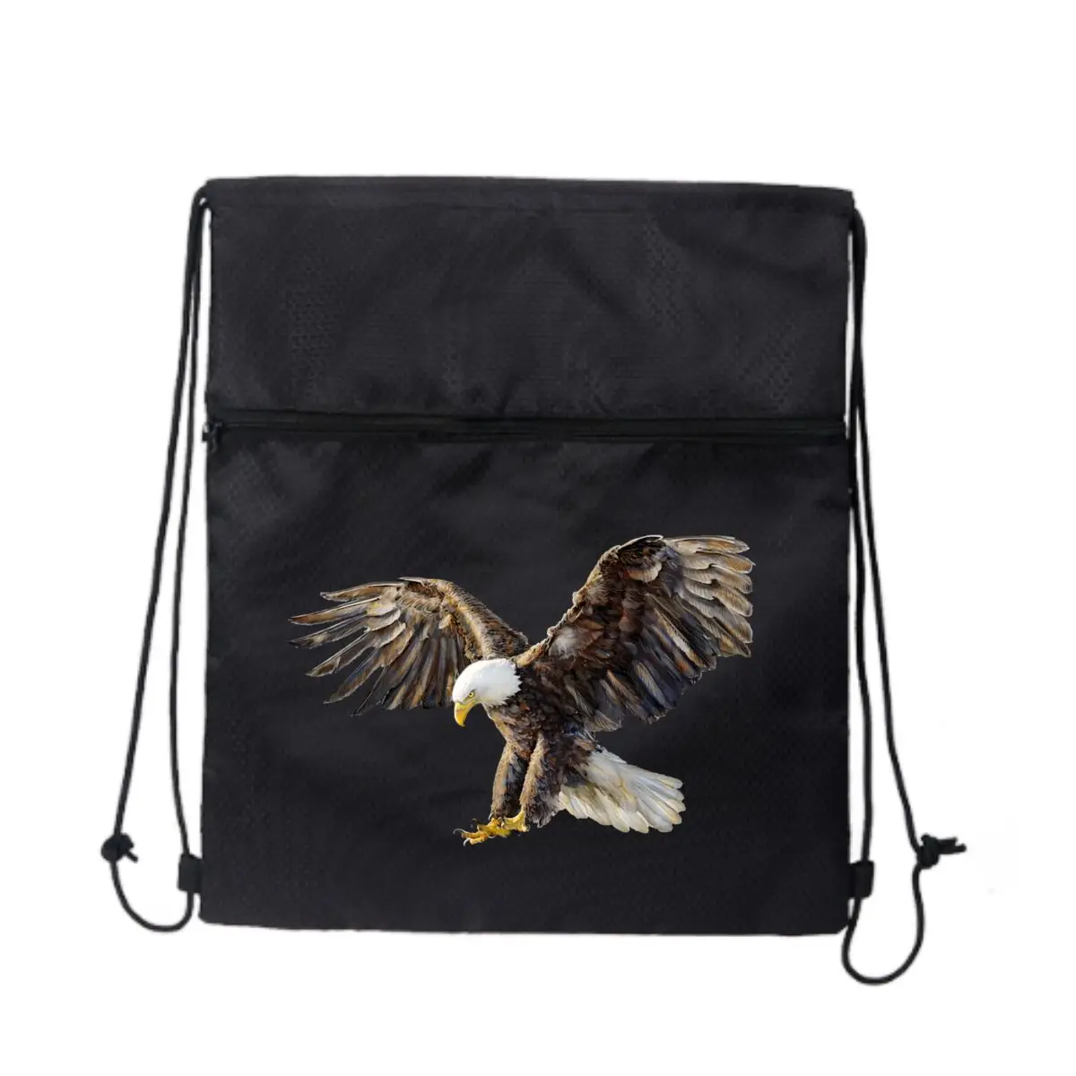 

Супер стильный рюкзак Eagle Portrait на шнурке для мужчин и женщин, легкий повседневный рюкзак для повседневного ношения