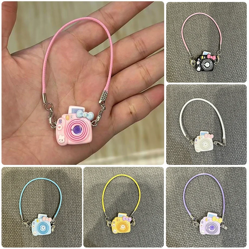 Mini Pendant Model Cartoon Camera Bow Hanging Neck Accessories Bag Key Accessory