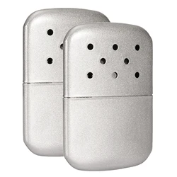 Outdoor Draagbare Metalen Handwarmer Met Pouch Voor Vissen Camping Wandelen Warm Winter Mini Pocket Benzine handwarmer