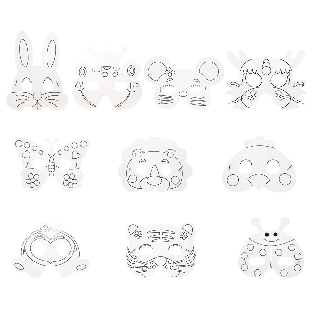 

mask animal mask paper mask die cut mask party paper mask craft mask