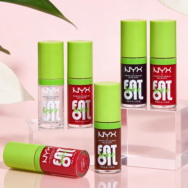 Brillo Labial Líquido NYX Fat Oil, Efecto Espejo, Hidratación Duradera, Repara, Nutre, Aceite Labial Cosmético