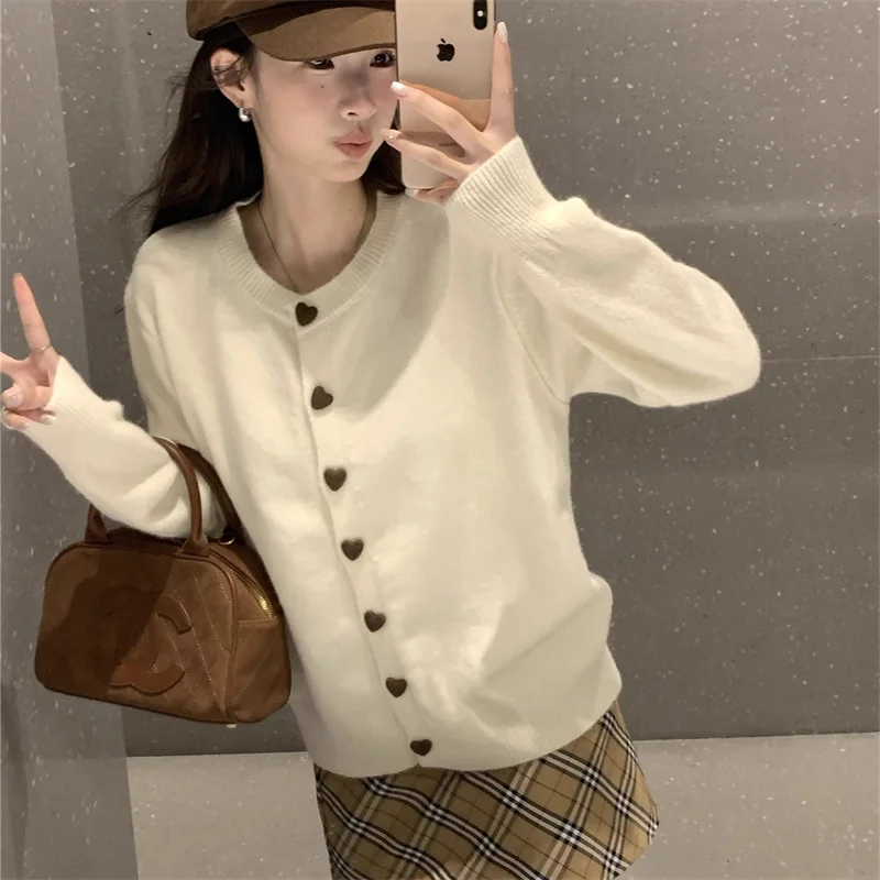 

Весенне-осенне-зимний тонкий свитер Jaet Guangzhou Thirteenth Fac вязаный кардиган длинный свеч круглый Ne стандартной длины