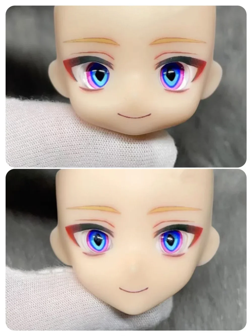 Aventurine Ob11 Ob22 Ob24 Face Handmade Open Eyes Eyeballs Faceplates Anime Game Faceplate Doll Accessories