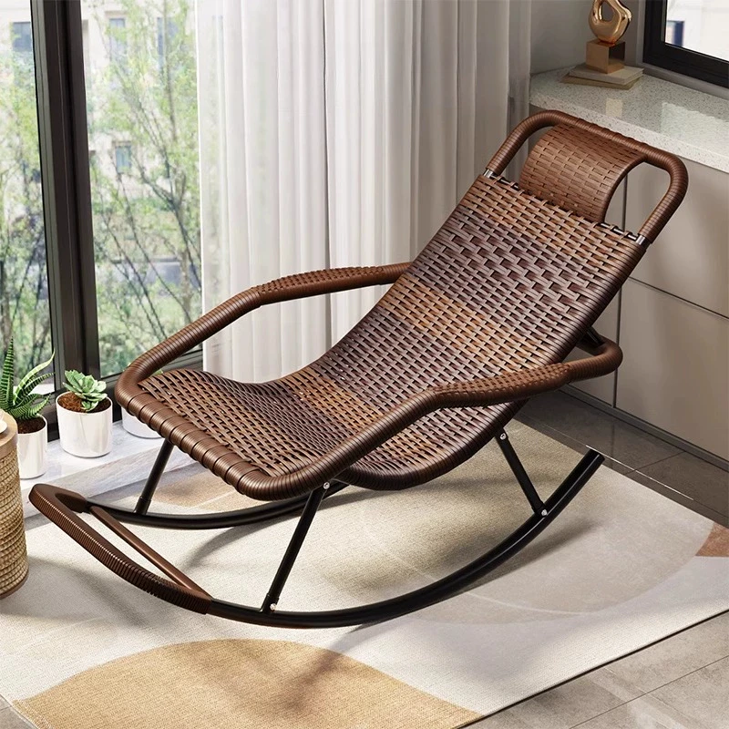 Swinging Chair, Adult Rattan Chair, Nap Balcony, Outdoor Home, Leisure, Sleeping Room, Elderly Exclusive Leisure Chair