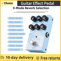 M-VAVE Guitar Effect Pedal Digital Reverb Pedal Digital Modeling Reverberation Effector with 9-Mode Reverb Selection