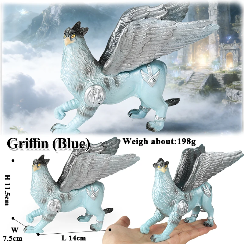 Oenux Simulation Dinosaurier Bayala Drachenbaum Monster Fledermaus Dämon Basilisk Tiermodell Actionfiguren PVC Sammlung Kinderspielzeug Geschenk – Detail 11