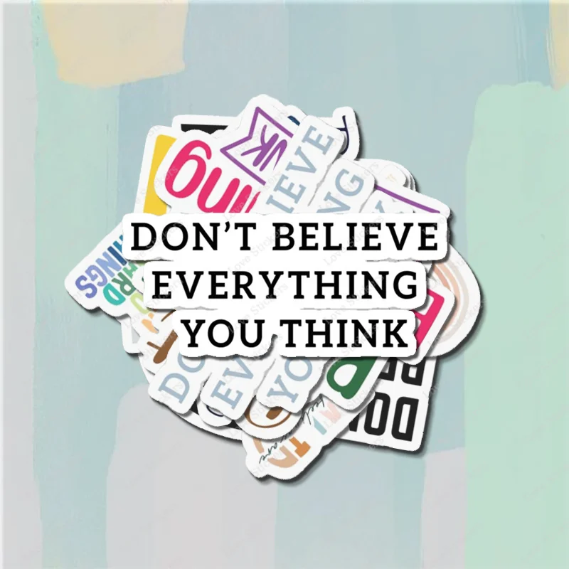 لا تعتقد كل ما تعتقد 5 قطعة ملصقات لغرفة المعيشة الوفير أنيمي لطيف طفل سيارة الفن طباعة نافذة ديكور المنزل المياه Bo