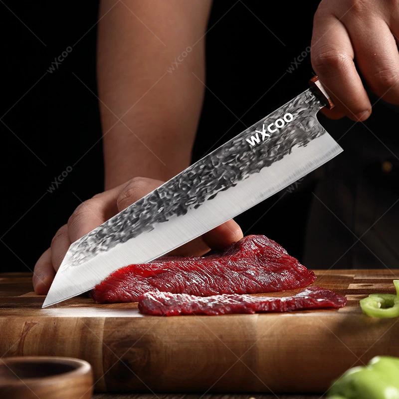 

Stainless Steel Meat Cleaver Butcher Handmade Professional Kitchen Knives Japanese Kiritsuke Chef Knife Sharp Vegetable Cleaver