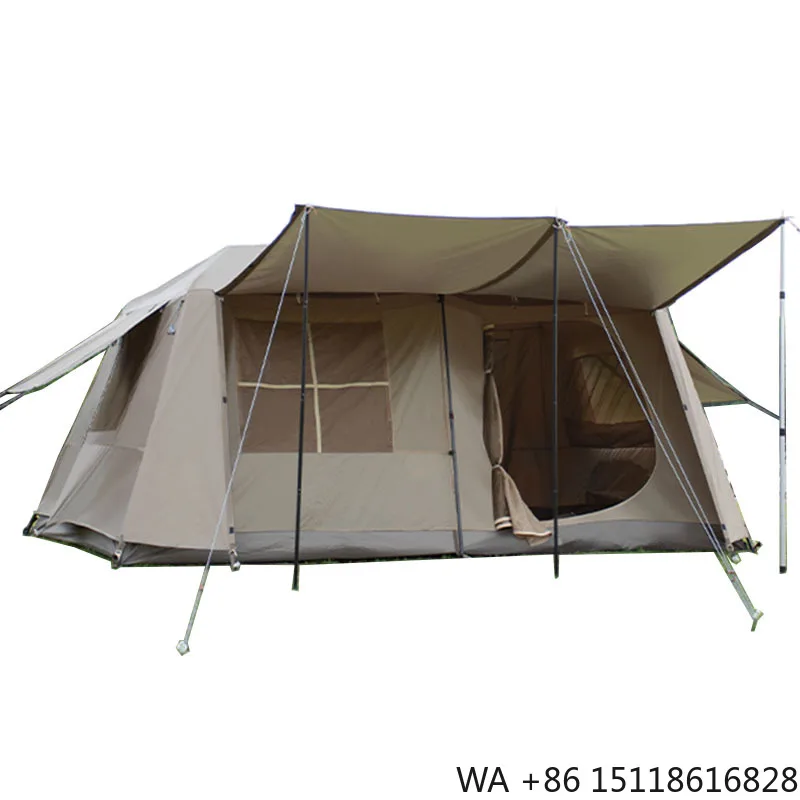 Tent High Quality Family Outdoor Camping Large Tent Waterproof Sun Protection 8 People Portable Breathable Tents for Camping
