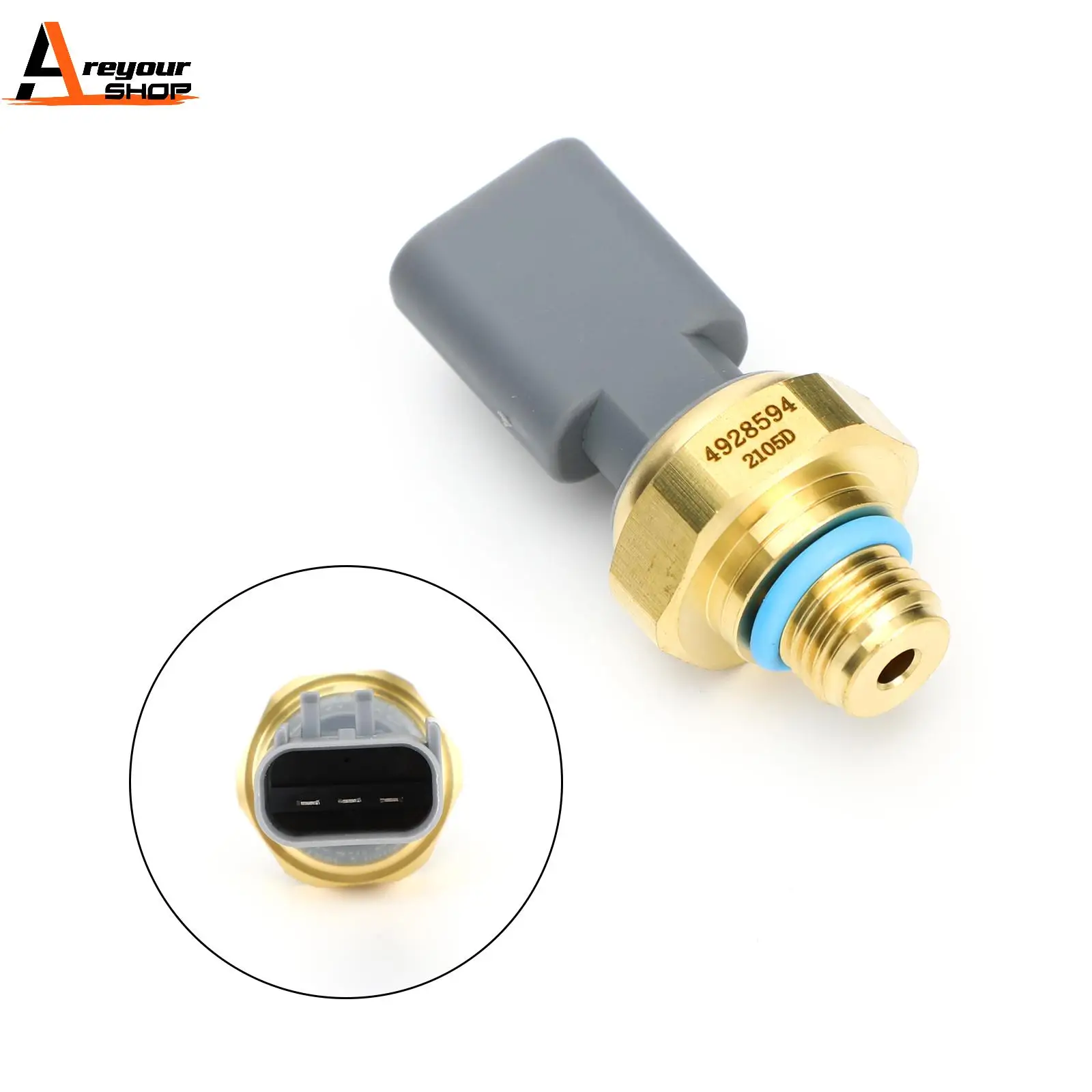 Areyourshop New 4928594 Exhaust Gas Pressure Sensor For Dodge RAM 2500 3500 6.7L Cummins For Ford F-650 4087989NX Car Parts