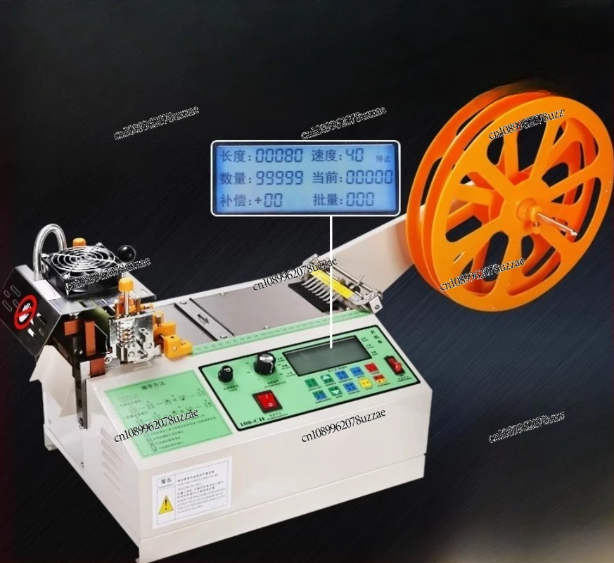 

Computer Hot and Cold Belt Cutting Machine, Automatic Belt, Zipper, Ribbon Weaving, Bristle Elastic Belt Breaking Machine