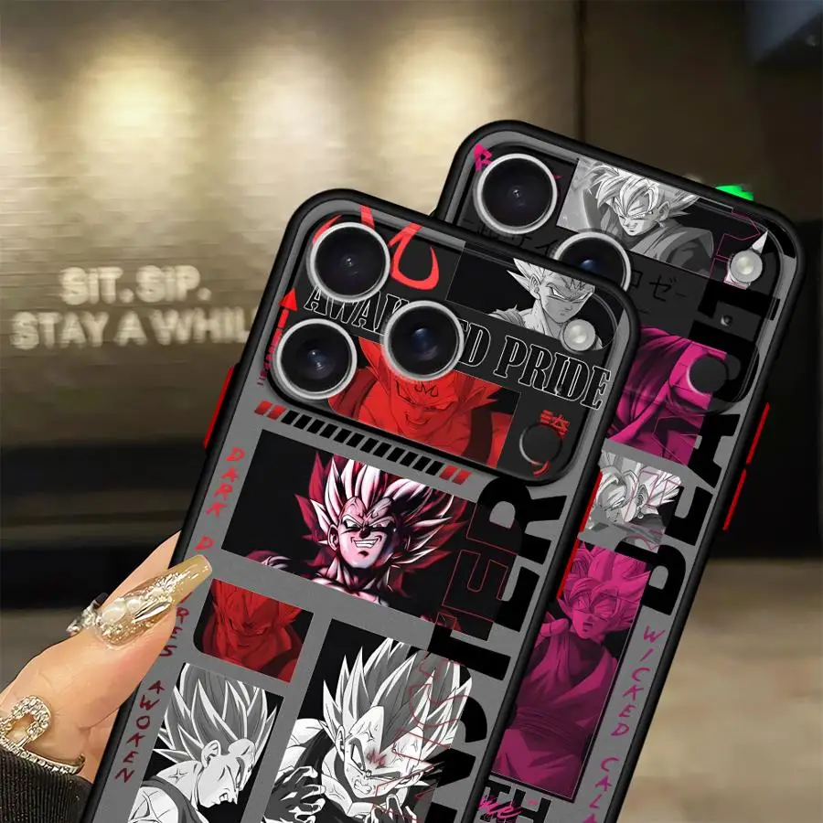 애플 아이폰 13 미니 17 에어 XS 맥스 12 13 11 17 프로 맥스 15 16 14 플러스 7 8 16e용 소프트 커버 폰 케이스 드래곤볼 애니메이션 손오공