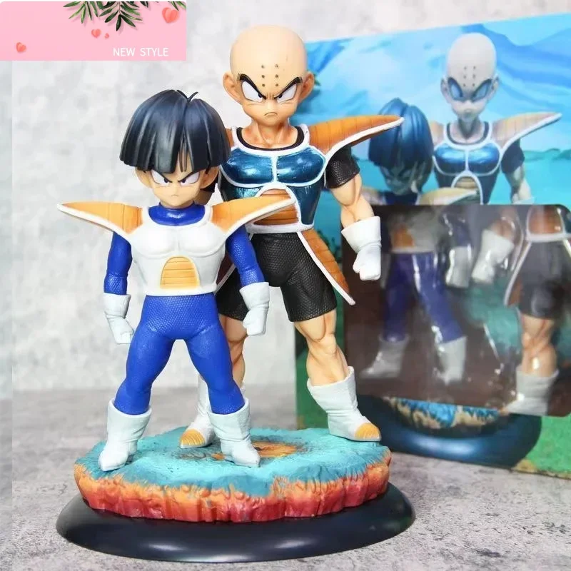 

23cm Dragon Ball Z Anime Fighting Suit Krillin son Gohan Action Figure Pvc Model Statue Collection Decoration Toys Gift Doll