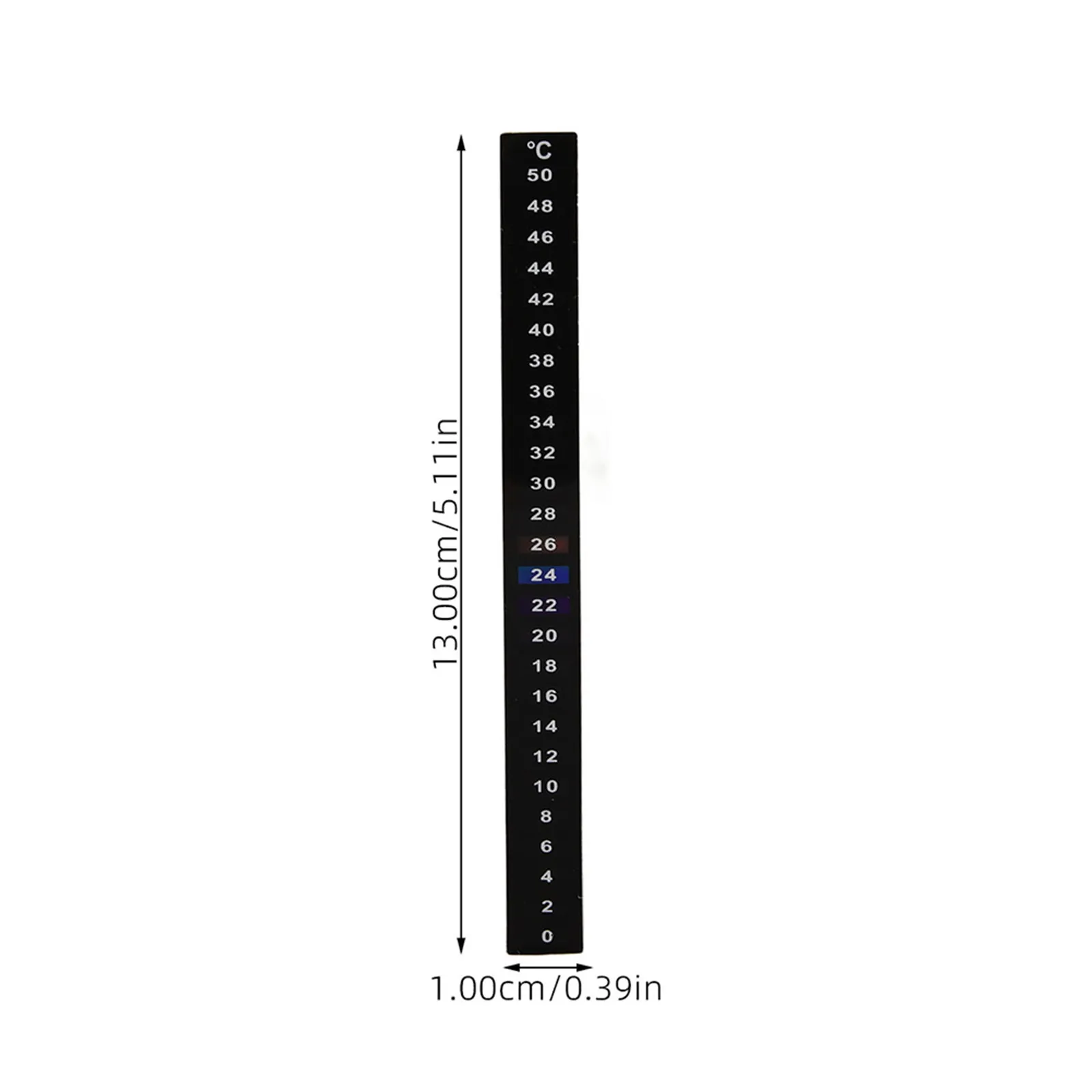 3 Pcs Horizontal Thermometer Stickers Beer Brewing Temperature Strip Aquarium Adhesive Glass Jar Mason Decal Pickling Sourdough - view 3