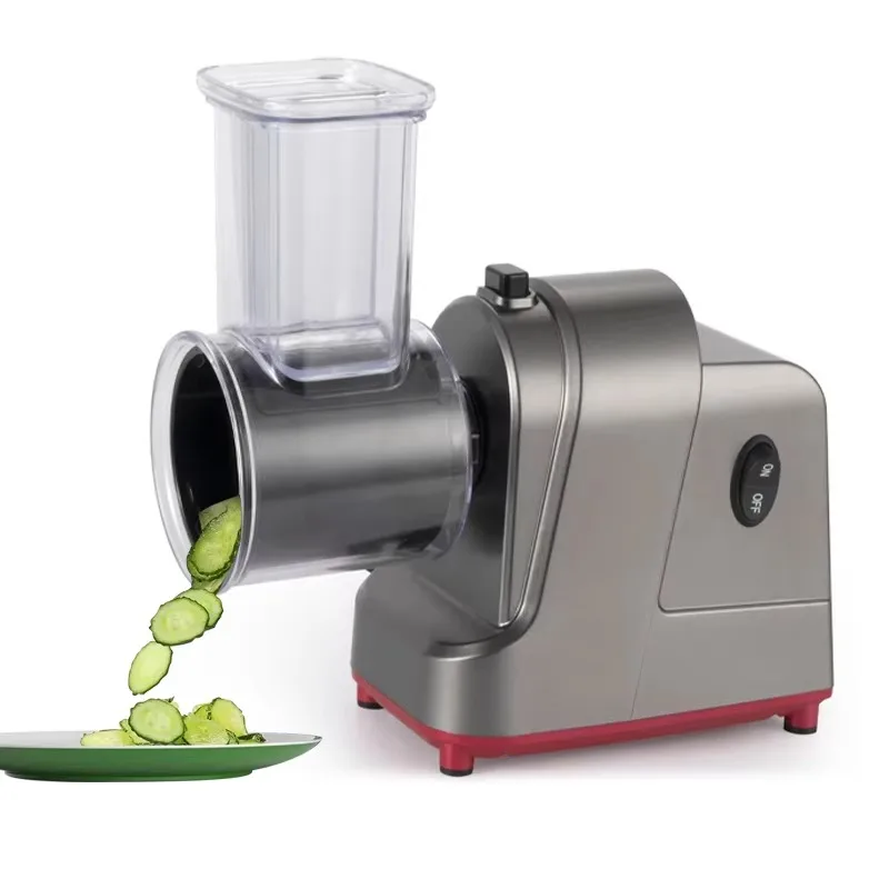 

Household electric portable rotary cheese grater and vegetable cutter kitchen food slicer with comfortable handle