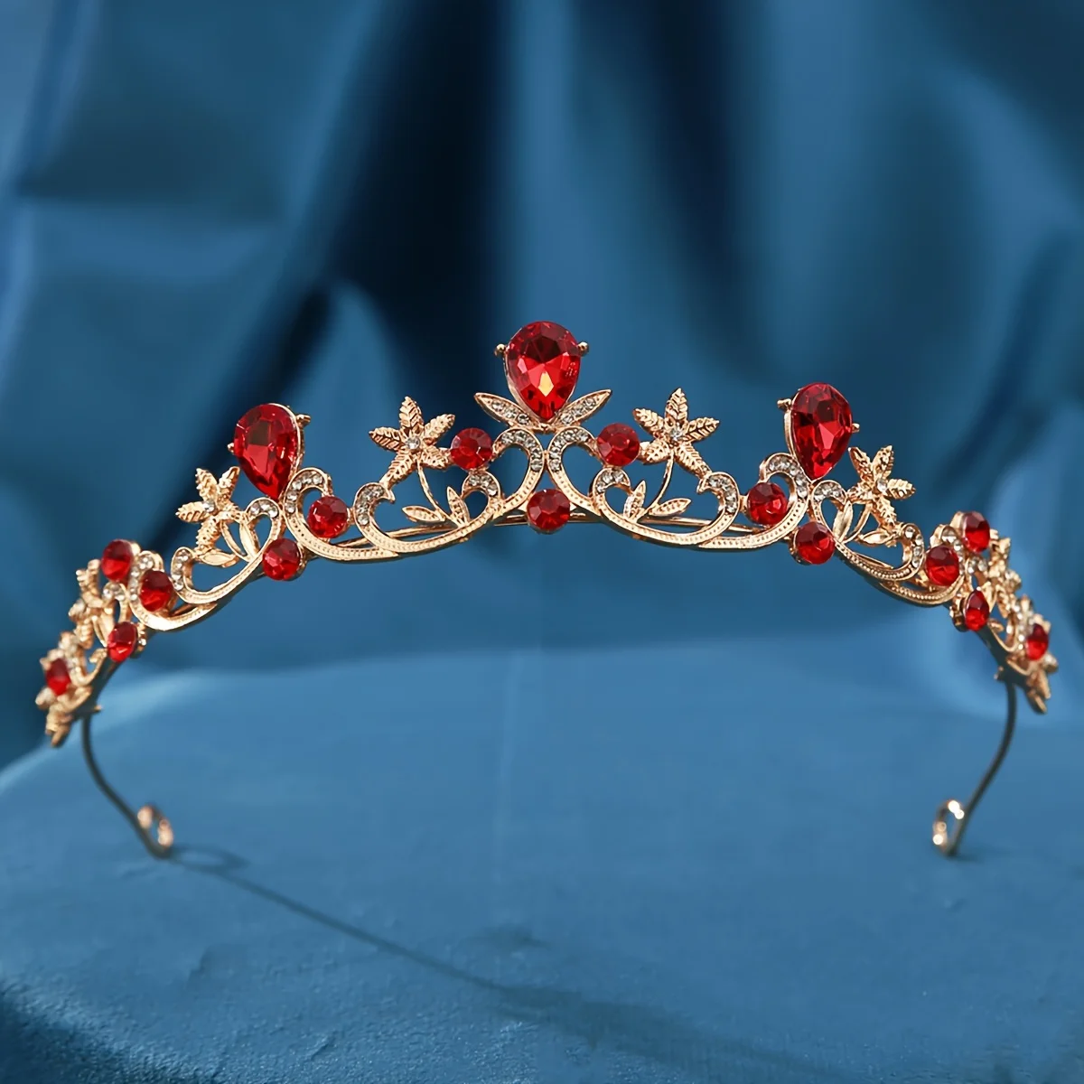 1 colorful fashion faux crown, bohemian fairy flower bridal headdress, suitable for women's birthdays, parties accessories image 4