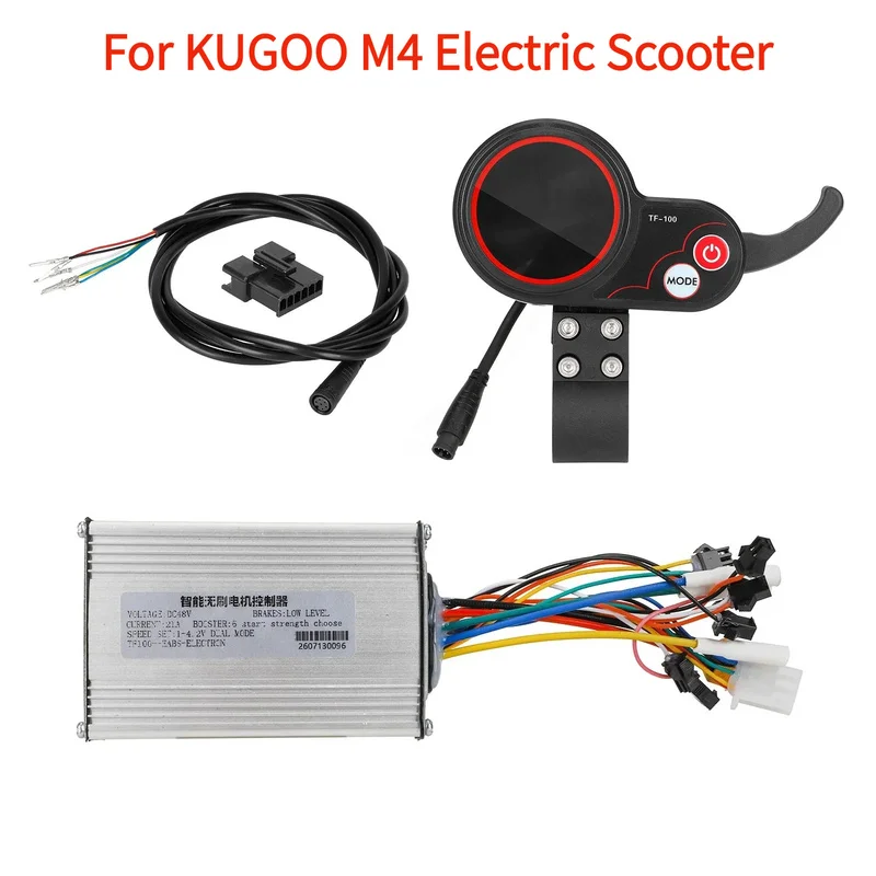 For KUGOO M4 Electric Scooter Controller 6-Pin Dashboard Display, Connector Cable Wiring Harness Set Replacement Parts