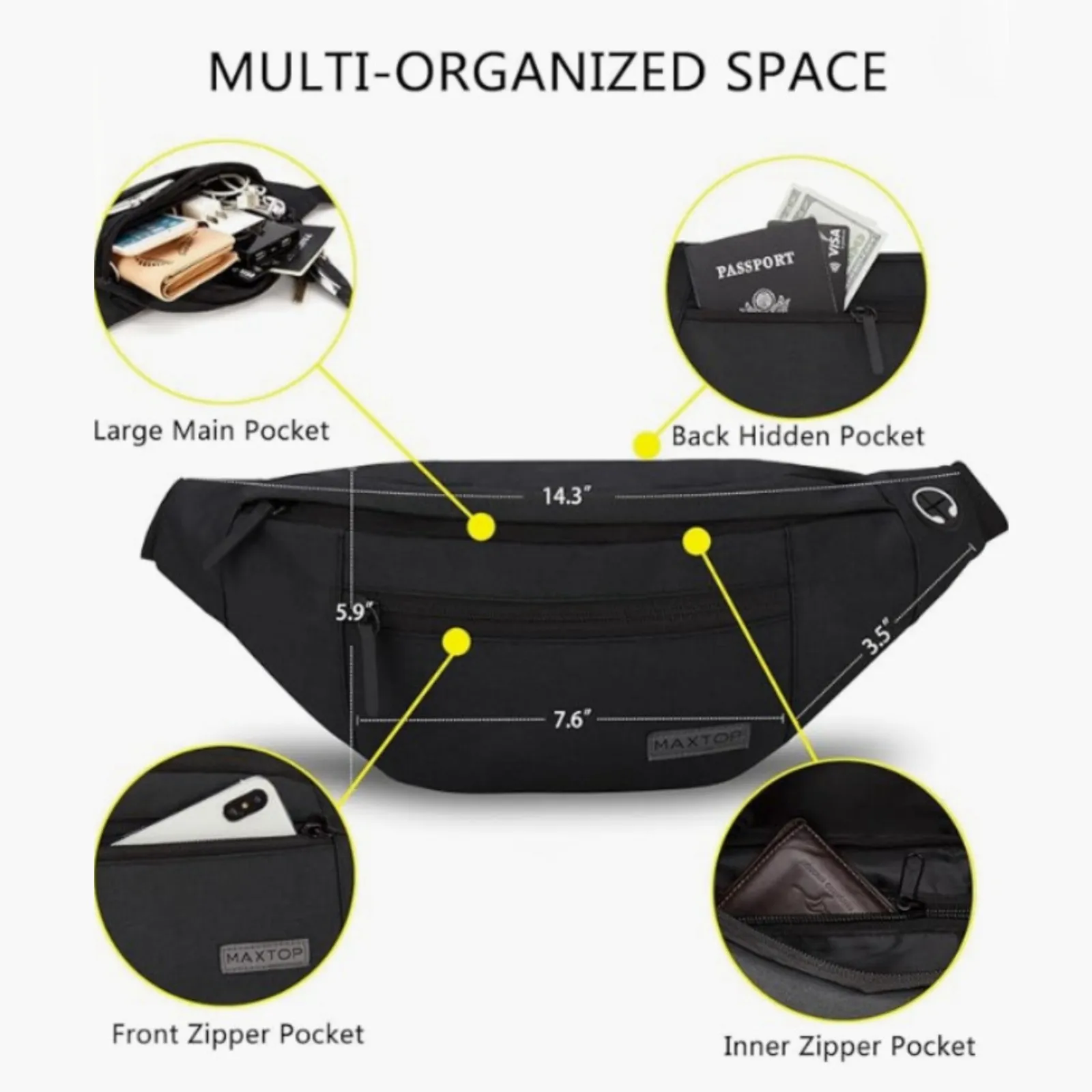 موضة ليوبارد طباعة الخصر حقيبة الشارع الاتجاه حزمة مراوح امرأة الصدر حزمة سير من القنب حقيبة الإناث مصمم حقائب الكتف Crossbody