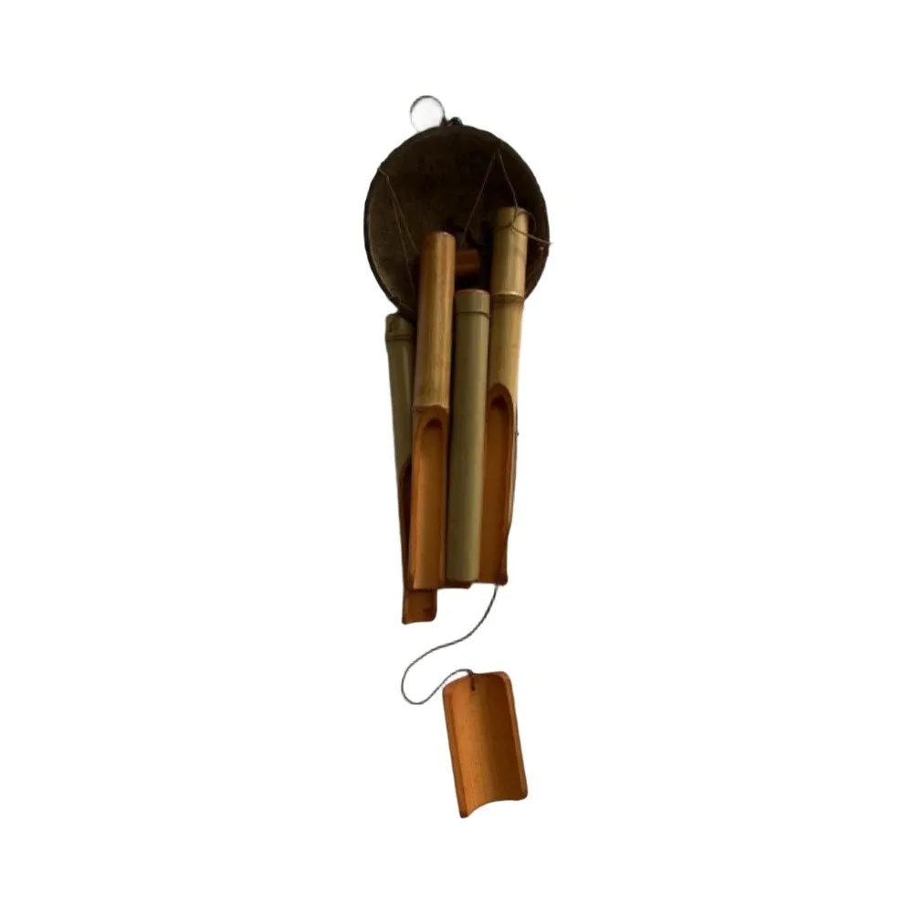 Handmade Wind Chimes 25 Inch with Low-Pitched Melodic Sound for Outdoor and Indoor Environments Crafted from and Metal