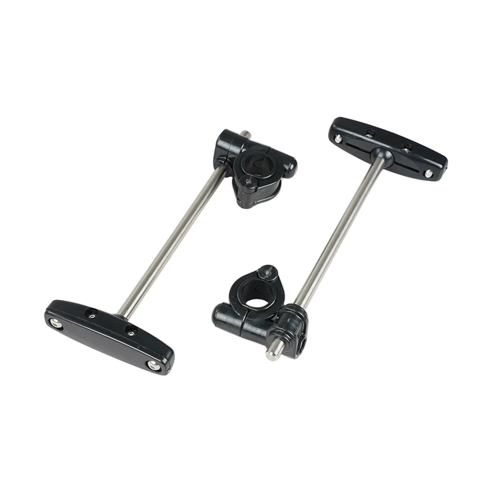 Universal Motorcycle Windshield Fit For 22 - 25mm Handlebar Street Bikes Bracket Heightened Modified Thickened Front WindScreen