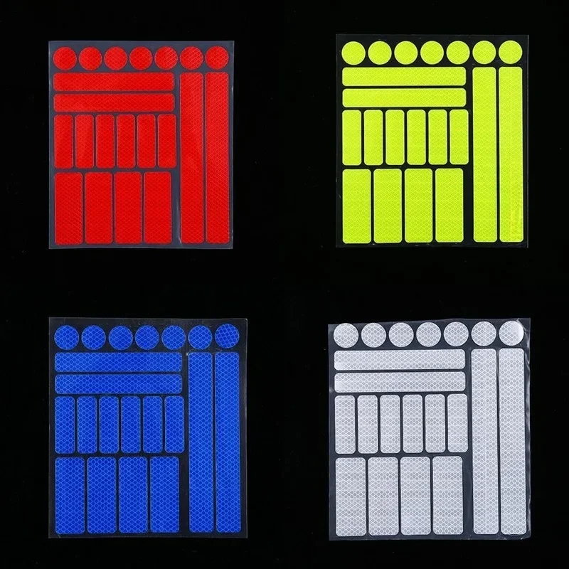 Stiker Reflektif, Peringatan Keselamatan, Stiker Reflektif, Tanda Keselamatan, Strip Reflektif, Stiker Badan, Rangka Sepeda Gunung