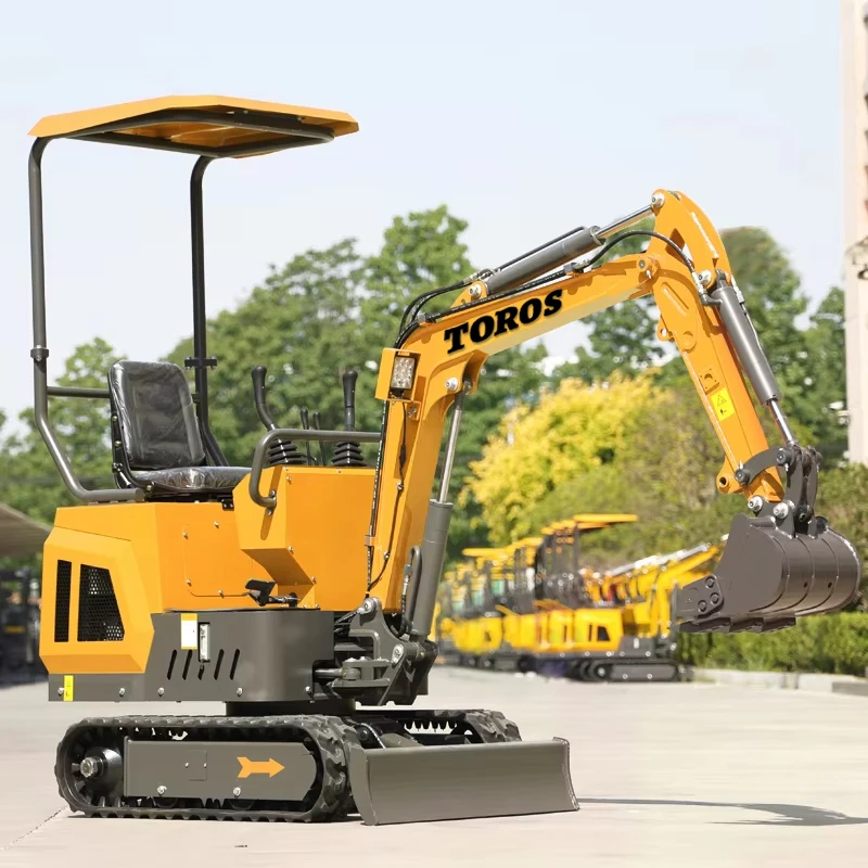 Fast delivery 1 Ton Mini Excavator EURO 5 For Sale Hydraulic Crawler 1000kg Small Digger Factory customized Mini Excavator 1 Ton