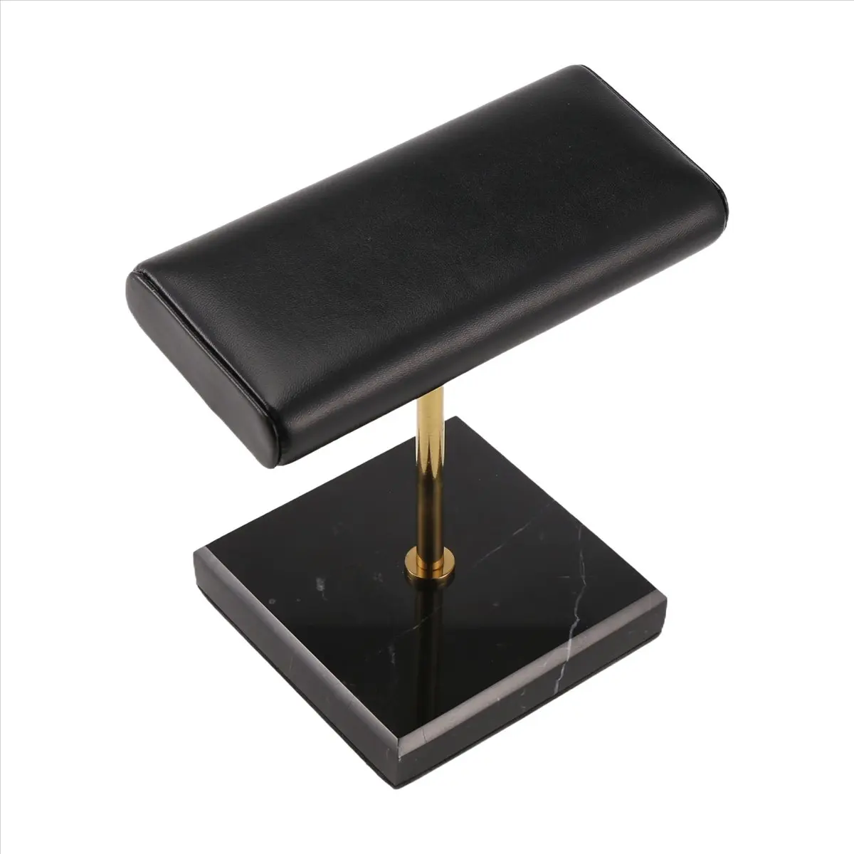 ABQR Zwart Marmeren Basis Horlogestandaard Gouden Metalen Staaf Display Props Armband Sieraden Verlengen Plaatsing Stand