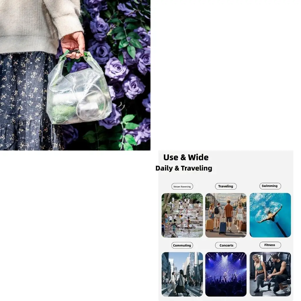 Q39E Handheld Woven Bag Large Capacity Picnics Bag for Camping Gear Storage
