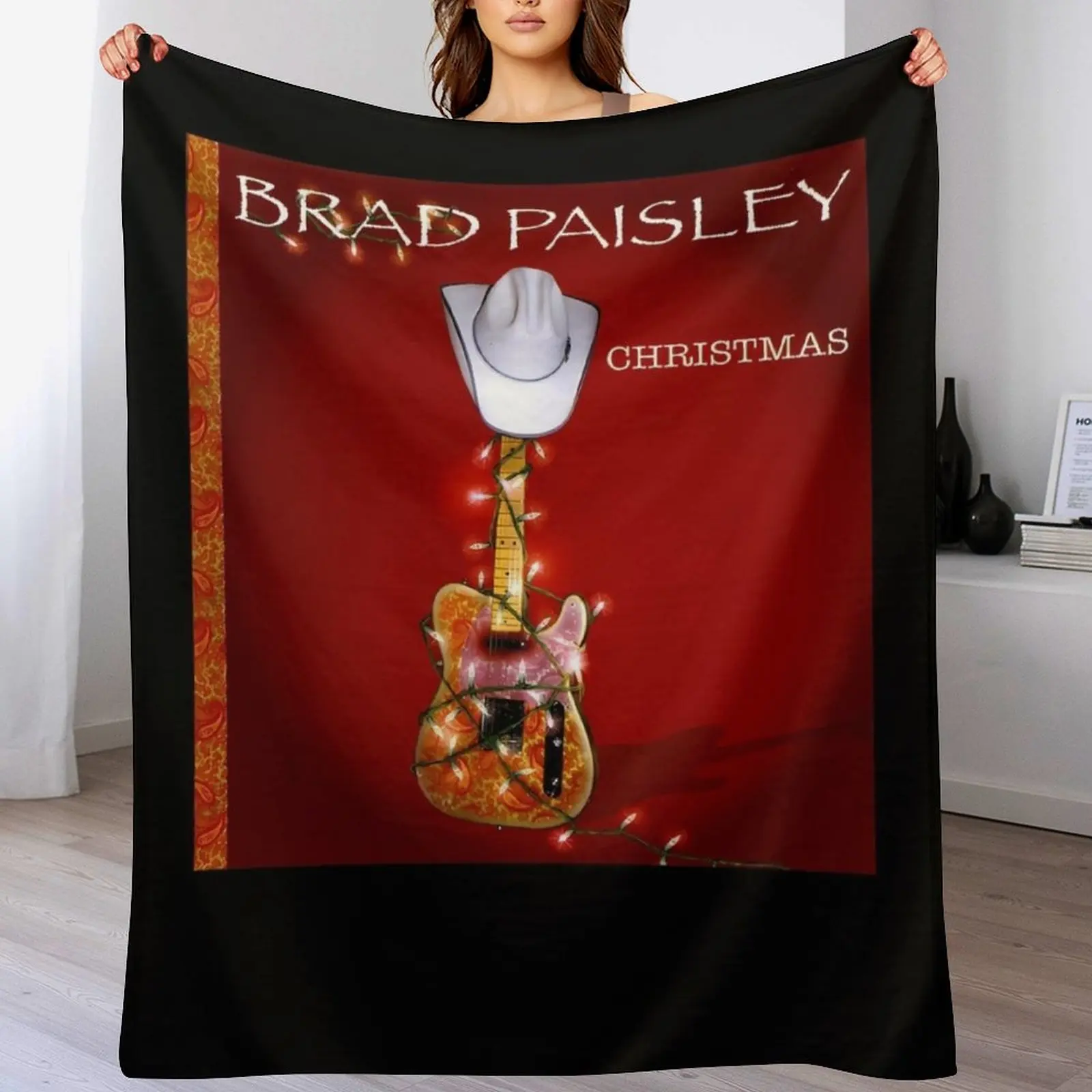 Brad Paisley christmas Throw Blanket Soft Baby Blankets