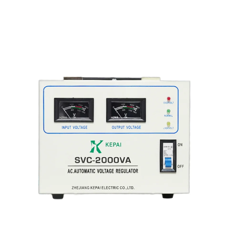SVS-2000VA Input 150-250v Single Phase Automatic Voltage Stabilizer/Regulator Servo Control for HOME APPLIANCES