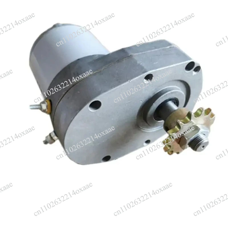 12V 24V 600W 60RPM Permanent Magnet DC Motor With 428 530 Sprocket Size