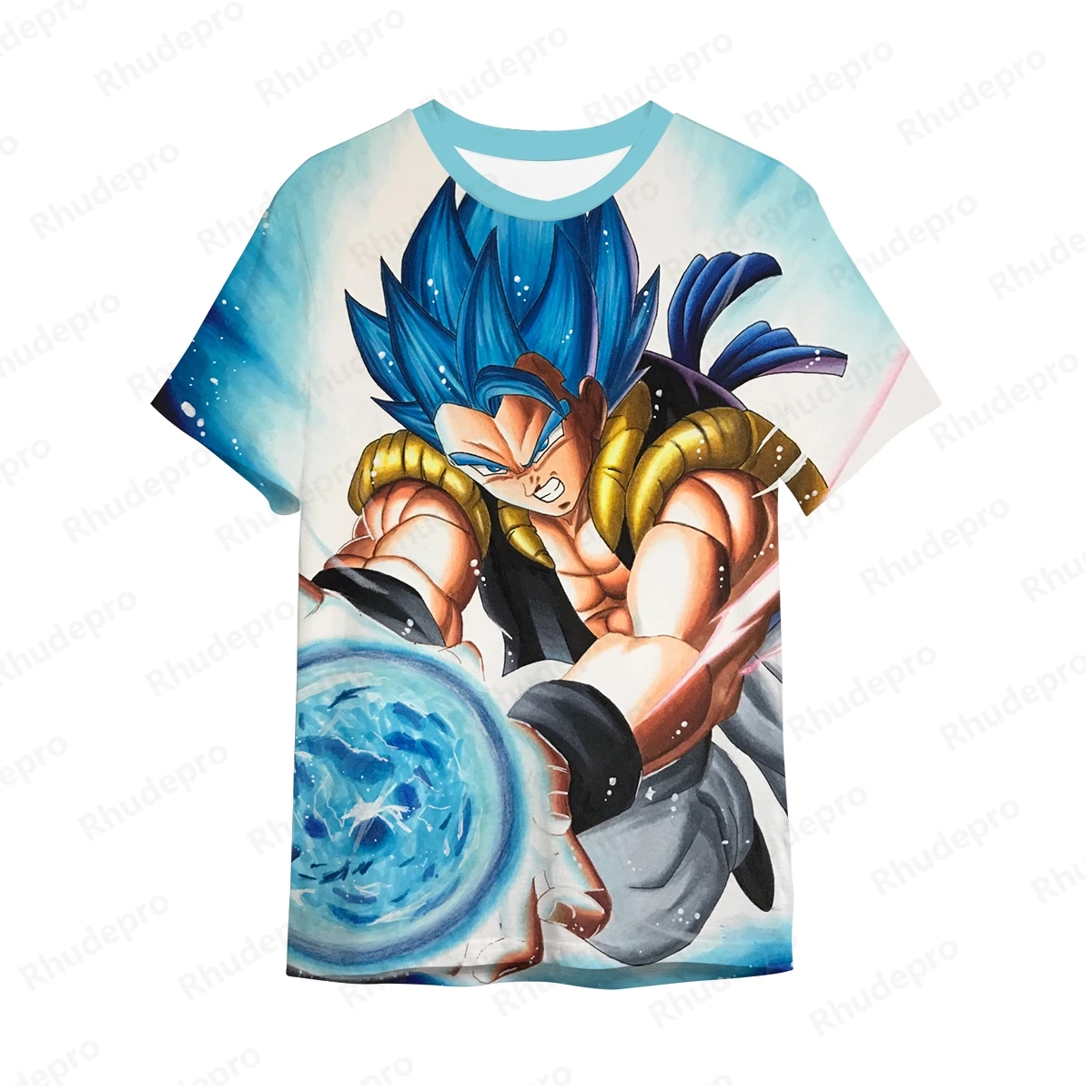 T-shirt de anime Dragon Ball masculina, Super Saiya, Vestuário Hip Hop, Streetwear, Roupa nova, moda, Y2K, 2021