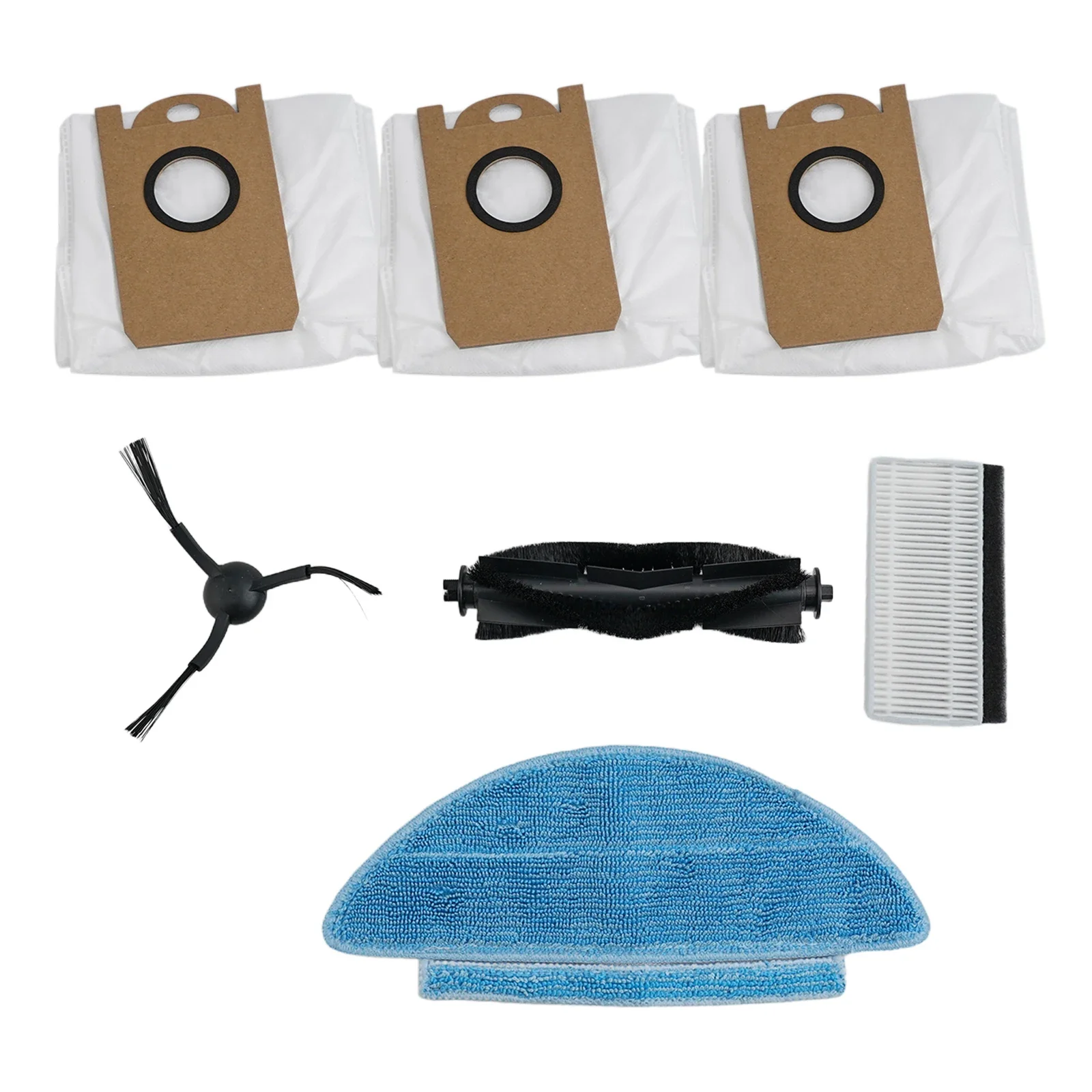 For Aonus i8 Replacement Accessories Main Side Brush Filter and Mop Cloth Kit for Effective Cleaning Performance