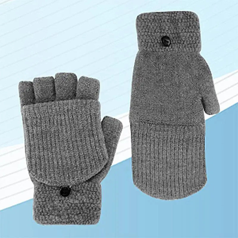 Guantes calefactables eléctricos, calentador de tejer, manos completas y medio sin dedos, lavable a mano, enchufable, 3 ajustes de temperatura, pantalla táctil