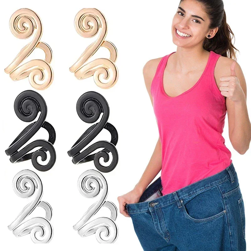 2pcs Acupressure Slimming Earrings Healthcare Weight Loss Non Piercing Earrings Slimming Healthy Stimulating Gallstone Ear Clip