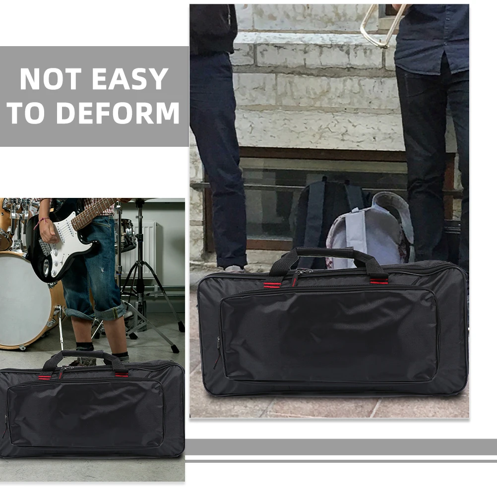 

Guitar Effects Pedal Bag 60x29x10cm Portable Storage Case for ME-50B RP500 355XL Instruments Oxford Cloth Durable Protective
