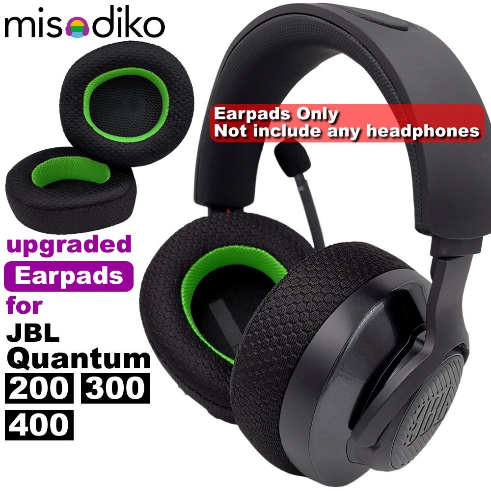 misodiko Upgraded Earpads Replacement for JBL Quantum 400, 300, 200 Headphones