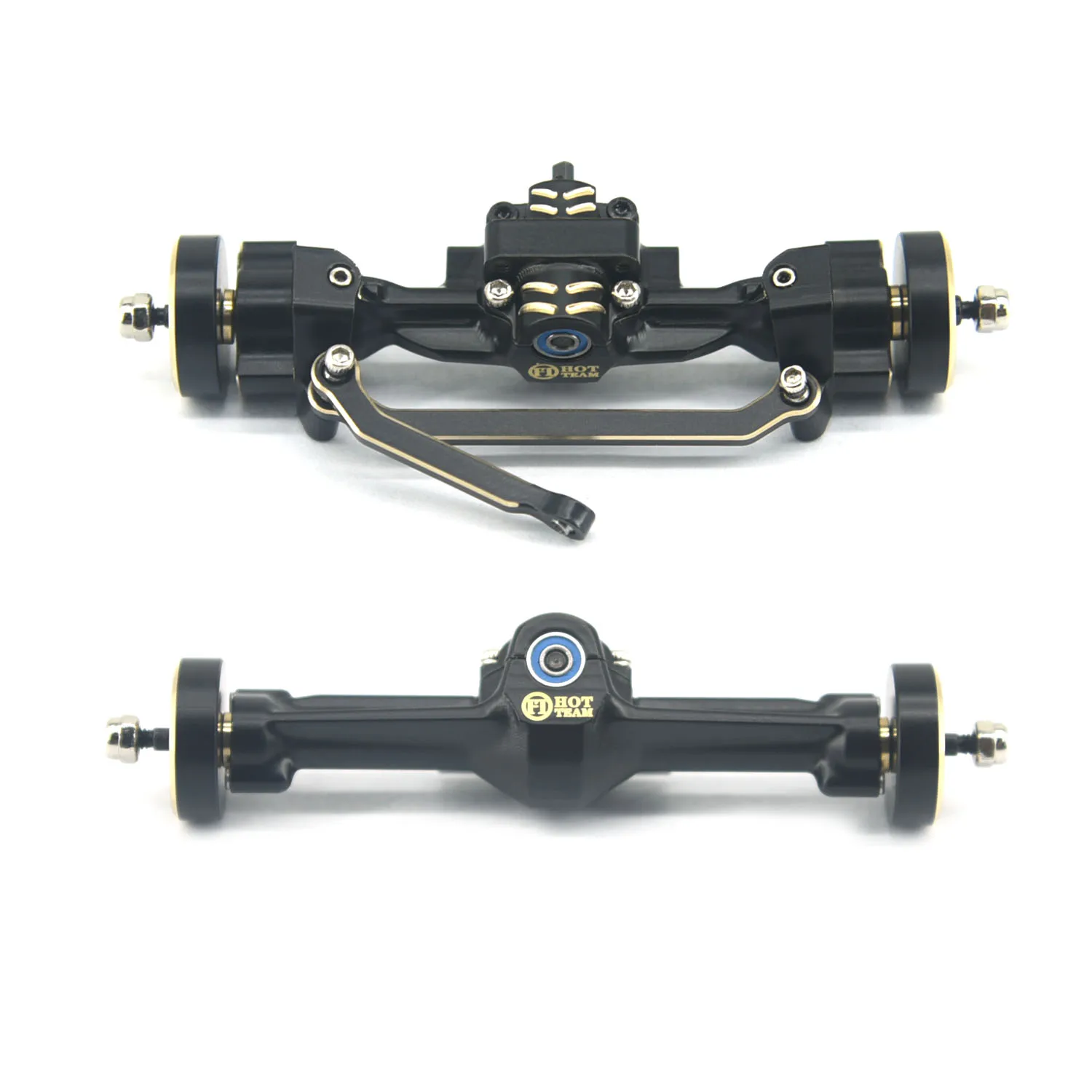 

Hot Team Brass Axle Front and Rear Brass Tungsten Steel Kunckles +4.9mm Weight 12/13/14/16T Gear for SCX30 1/30 RC Upgrade Parts