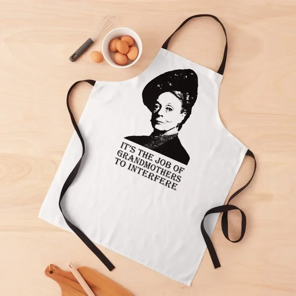 

It is the job of grandmothers to interfere Apron Christmas gift Chef Accessory japanese woman Kitchen Apras For Women Apron