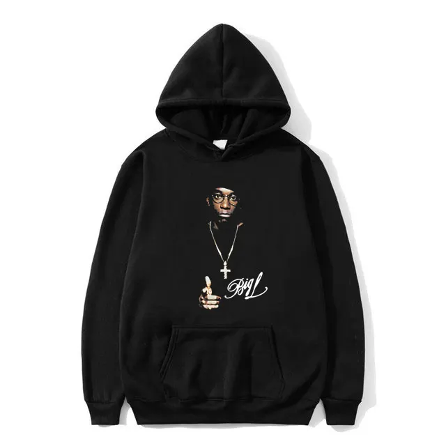 The Notorious Big Graphic Hoodie Male Fashion Rapper Biggie Smalls Print Hooded Tracksuit Men Women Hip Hop Oversized Streetwear