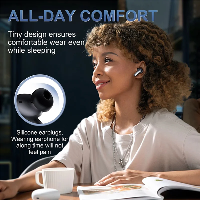 

(Limited Offer) Translation Headset Earphones Video Voice Call Simultaneous Interpretation Real-Time Translation Portable BLACK