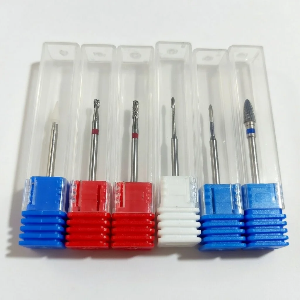 

Cone Carbide Nail Drill Bit 3/32" Milling Cutter For Manicure Rotary Burr Nail Bits Electric Drill Accessories Tool