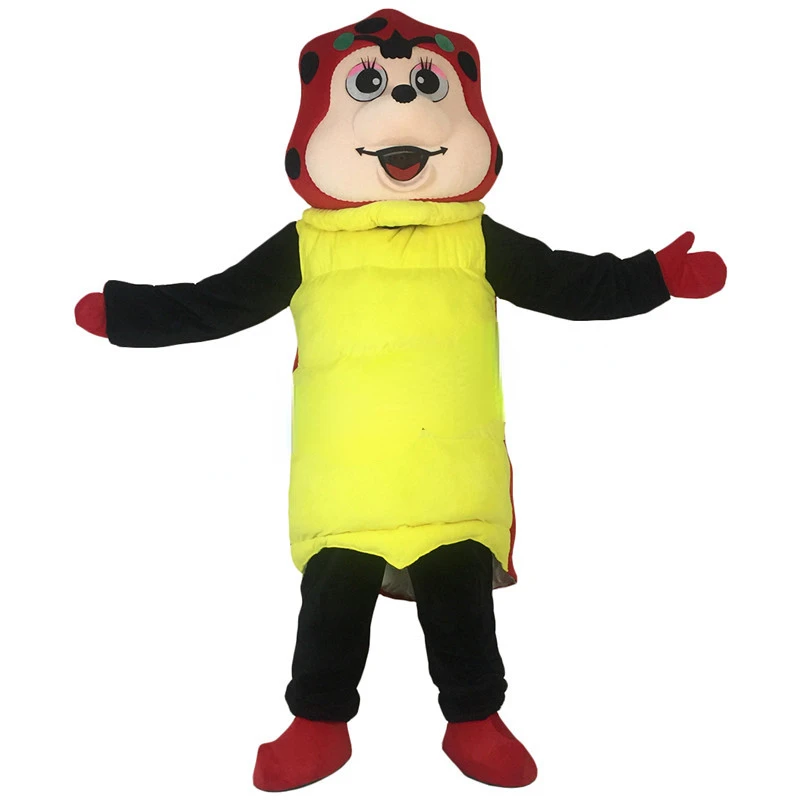 Seven-star Ladybug Custom Mascot Fursuit Costumes Cartoon Mascot Walking Puppet Animal Costume