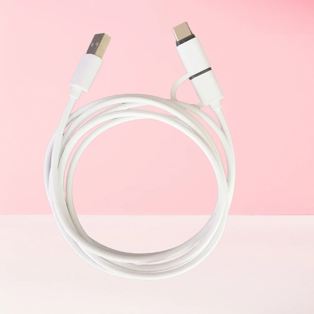 

2 In 1 Type C Micro Cable 1M Charging Data Cord Aluminum Shielding Portable Tangle-Free Design For Devices Usb C Micro