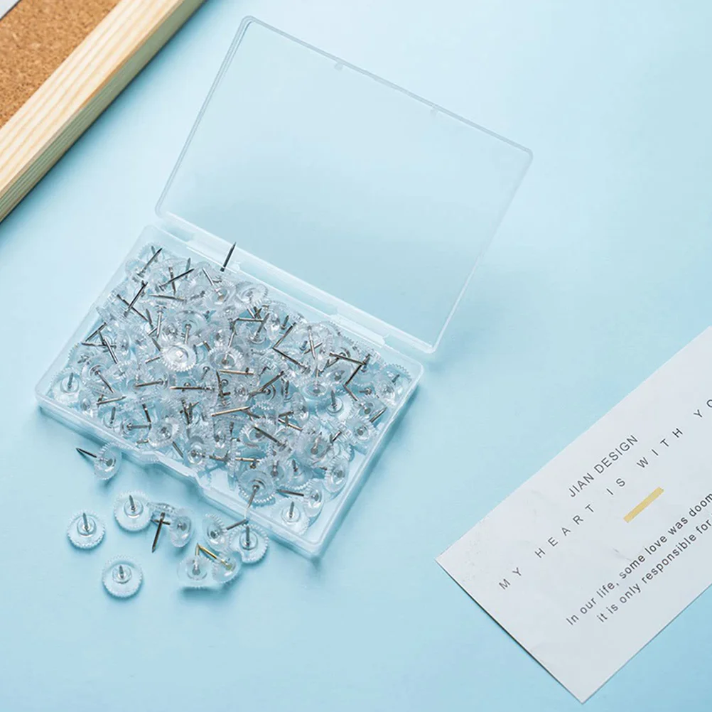 100 قطعة دبوس رسم والعتاد عجلة شكل مسامير الإبهام المسطحة للوحات الإعلانات الفلين مكتب ديكور لوحات الرسائل مسامير الإبهام #5