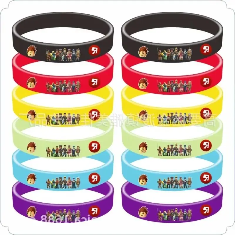

12PCS Roblox Anime Figure Keychain Accessory Birthday Party Decoration Gifts Toy Peripheral Badge