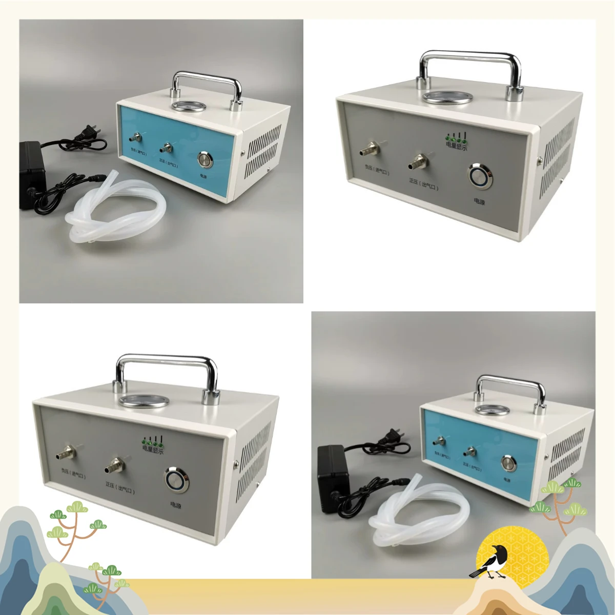 Oil-free Outdoor Diaphragm Vacuum Small Pumping Positive and Negative Pressure Filtration Device Laboratory Filtration Pump