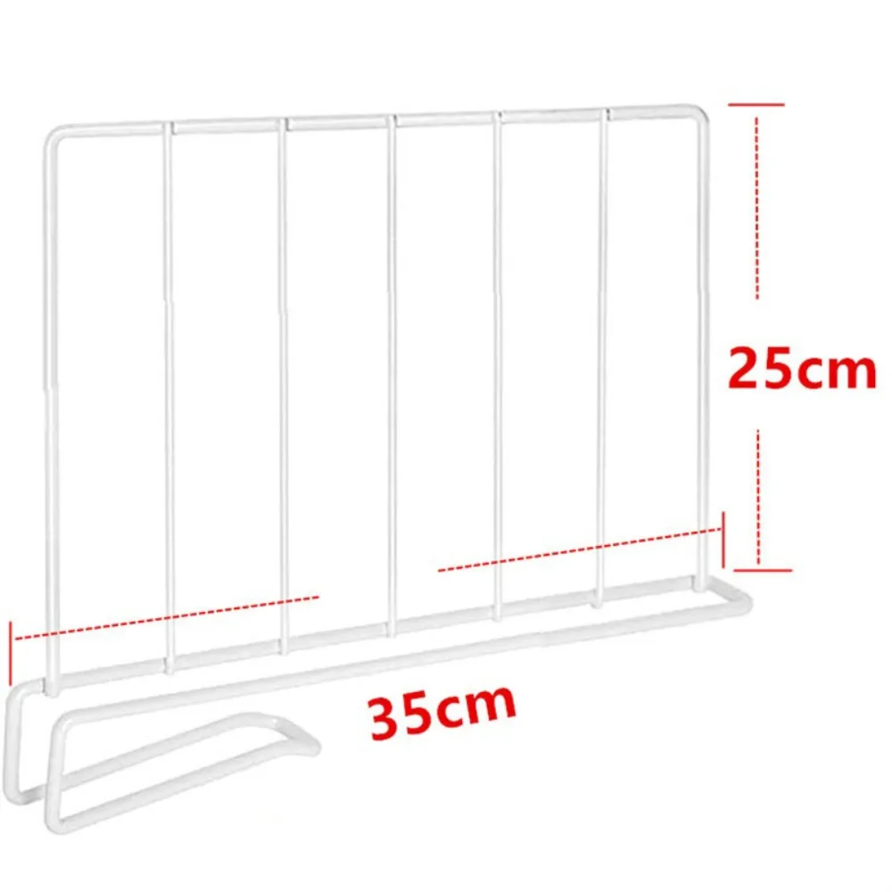Space Saving Metal Closet Divider Moveable Clamp Clip On Shelf Divider No Tools Easy Install Closet Separator For Bedroom