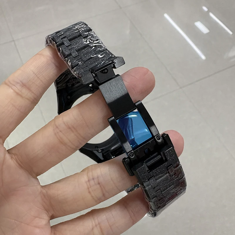 카시오ak GA2100 GA2110 Gen4 수정 키트 베젤 수정 316L 스테인리스 스틸 시계 밴드 + 케이스 남성용 메탈 스트랩