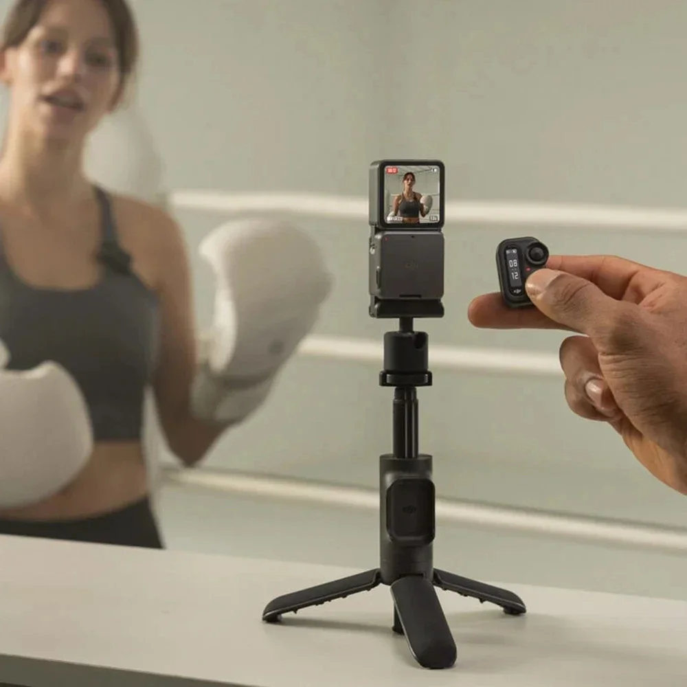 2025Original Action 2 BT Smart Remote Control Extension Rod Portable Tripod Handheld Selfie Stick Pole Sports Camera Accessories